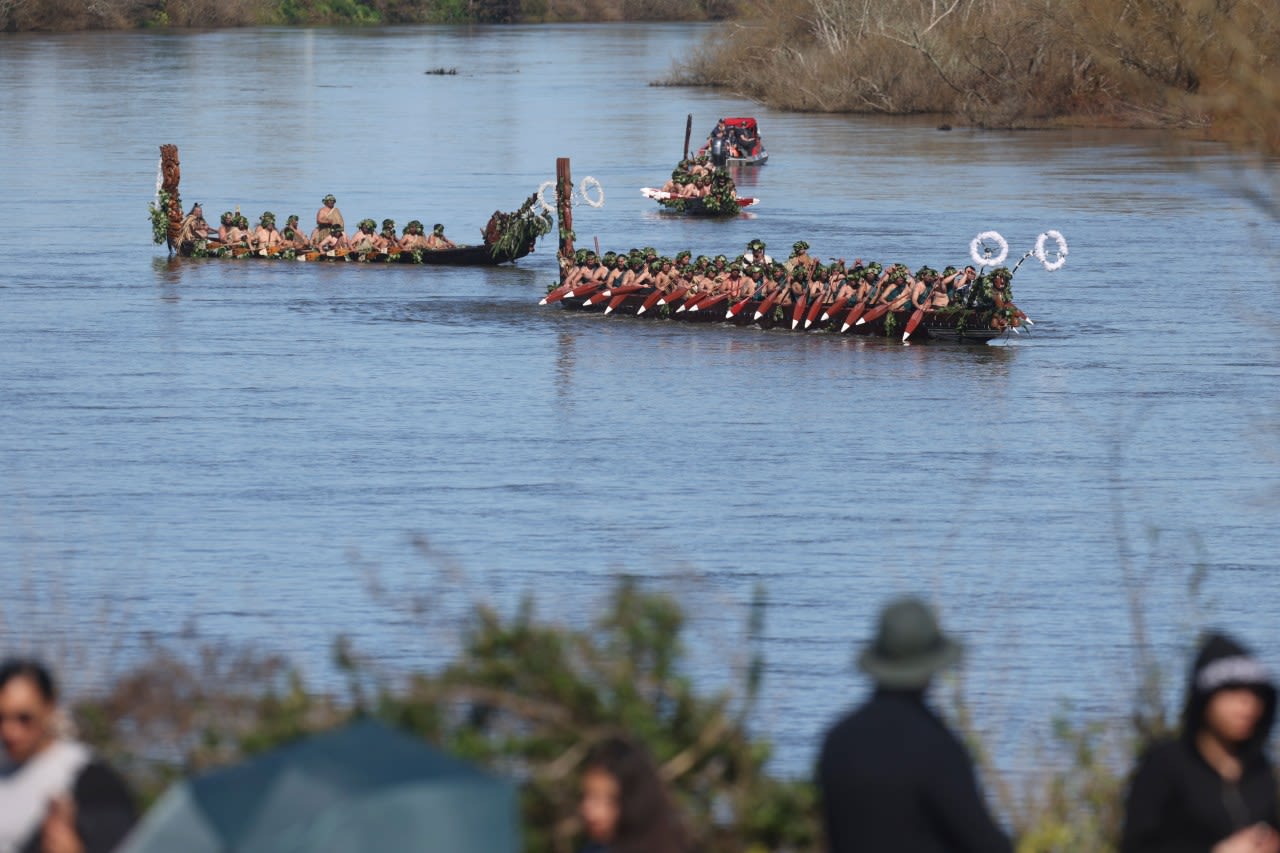 A Māori king who urged racial unity in New Zealand is laid to rest and a new queen rises