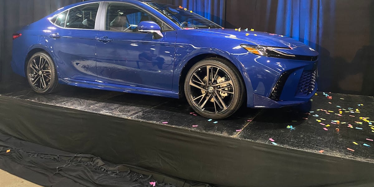 Georgetown Toyota plant unveils hybrid 2025 Camry