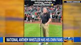 Man whistles national anthem at Baltimore Orioles game