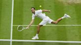 Carlos Alcaraz faces Daniil Medvedev, and Novak Djokovic plays Lorenzo Musetti in Wimbledon's semis