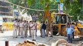 Watch: Bulldozer Action In New Delhi's Old Rajinder Nagar Post-UPSC Aspirants' Basement Flooding Deaths