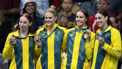 Picture Of The Day, Paris Olympics 2024 Day 1: Australian Women's 4x100m Relay Swimming Team Breaks Games Record