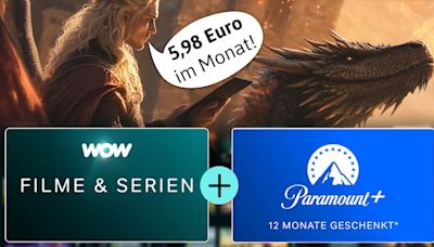 WOW, was für ein Angebot! Jahresabo "Filme & Serien" mit Paramount+ geschenkt