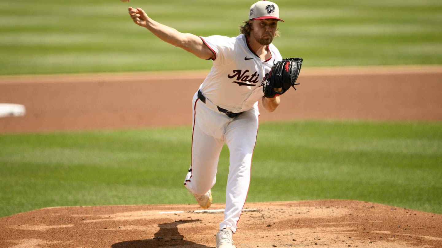 Irvin allows 1 hit over 8 innings, Winker homers as the Nationals beat the Mets 1-0