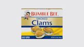 Bumble Bee Canned Smoked Clams Recalled Because of Dangerous PFAS Chemicals