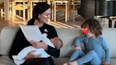 Karlie Kloss Shares Rare Photo with Her 2 Kids: 'Quick Stop Home for Cuddles'