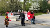 Protesters accused of blocking traffic in front of Indiana Gov Mansion charged