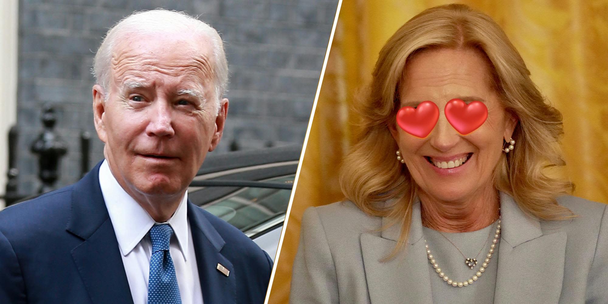 Jill Biden's emoji response to her husband dropping out is sending people