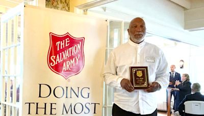 Salvation Army Volunteer honored for over 3,200 hours, named Volunteer of the Year