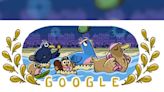 Google le dedicó su doodle a la inauguración de los Juegos Olímpicos París 2024