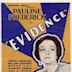 Evidence (1929 film)