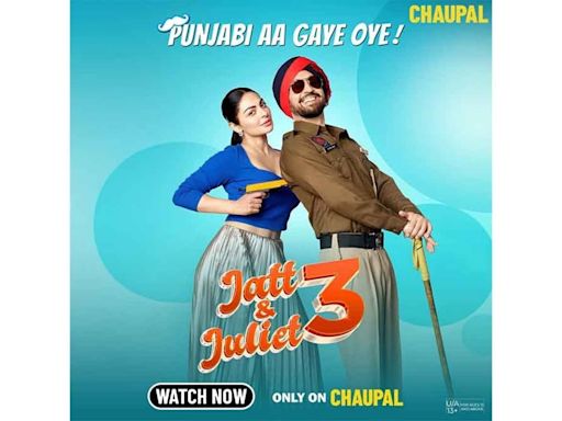 The Punjabi movie Jatt and Juliet 3 now streaming on Chaupal OTT