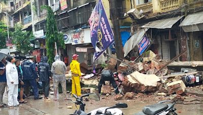 Second, third floors of Grant Road building collapse, killing one; many trapped