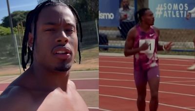 Paulo André celebra conquista em prova nacional de atletismo: “Honra e glória”