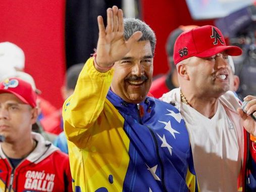 Venezuela's President Nicolas Maduro wins third term - as opponent says 'entire world knows what happened'