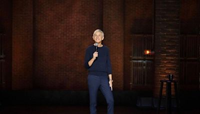 Ellen DeGeneres will dish on life since being "kicked out of show business" when her Netflix special premieres later this month