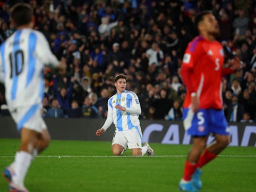 Todo al “9 y medio”: Julián Álvarez y Lautaro Martínez convivieron contra Chile y rindieron en buen nivel