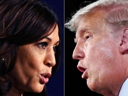 Harris y Trump, igualados a un mes de las elecciones