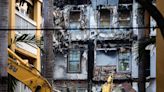 Miami apartment complex being demolished after blaze swept through it