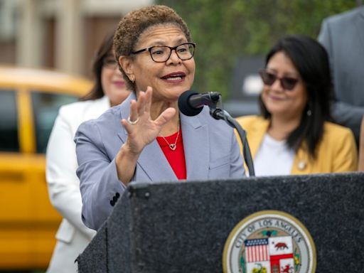 Mayor Karen Bass and union leaders slam November ‘taxpayer protection measure’