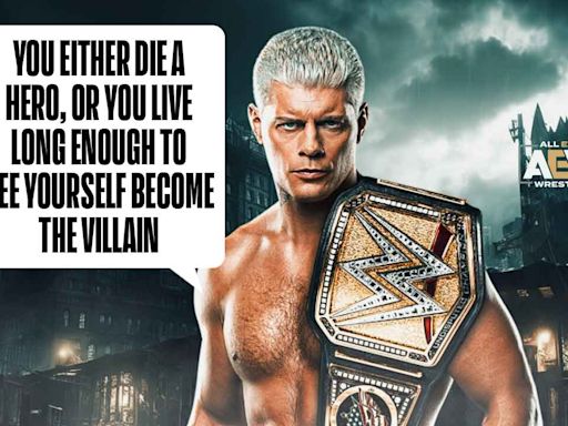 Cody Rhodes accepts being the villain of AEW's story