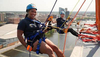 News 8 goes ‘Over The Edge’ for Easterseals MORC