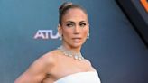 Jennifer Lopez Bares Arms in Black and White Sleeveless Look at Premiere of Netflix Action Flick “Atlas”