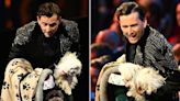 David Tennant reunites with Michael Sheen during BAFTA monologue to find a dog sitter for Bark Ruffalo