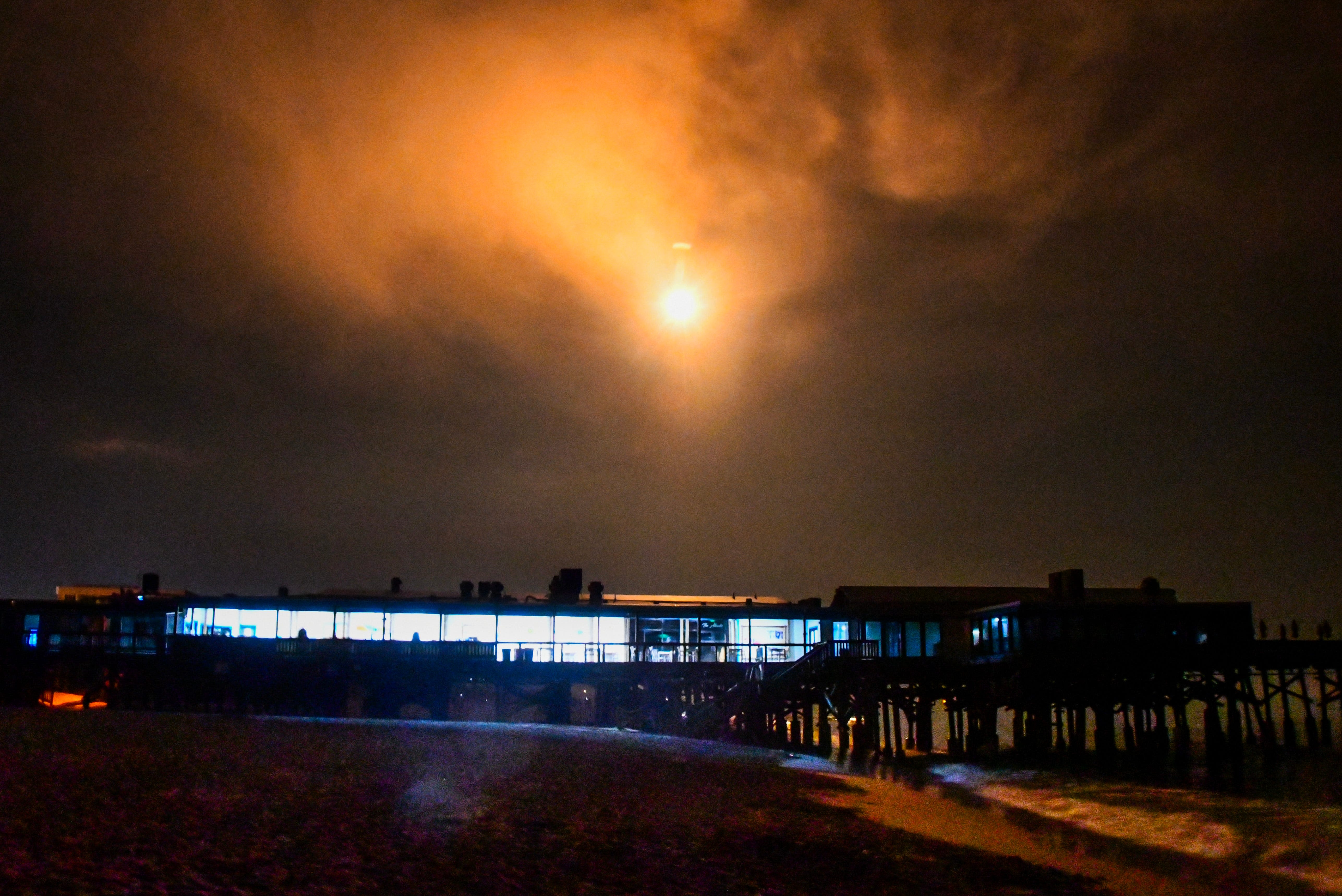 SpaceX Falcon 9 rocket lights up Cape Canaveral sky for second night in a row