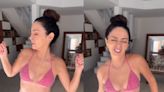 Claudia Ohana dança sozinha em casa e esbanja bom humor em novo vídeo