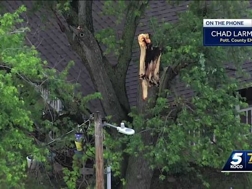 Pottawatomie County reports no injuries, some damage after early morning storms