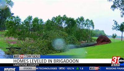 People in the Brigadoon area working to rebuild following Wednesday's severe weather