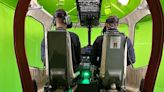 Gruppo Modena presentó un simulador de helicóptero que usa realidad mixta
