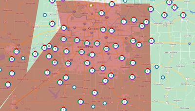 Evergy cleans up outages across the metro as heavy winds damage power poles, lines