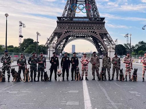 Watch: Indian special forces' canine squad part of Paris Olympics security - a historic first for India's CAPF | Paris Olympics 2024 News - Times of India