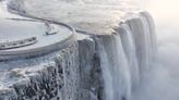 Niagara Falls partially freezes over as temperature dips in US amid winter storm