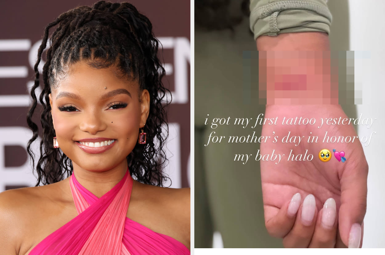 Halle Bailey Revealed The Mother's Day Tattoo She Got For Her Infant Son, And It's Actually Really Sweet