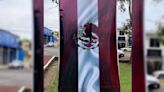 En Nayarit cambiaron los colores de la bandera por los de Morena