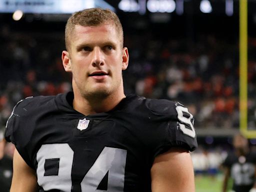 ‘There are kids … who’d rather be dead than gay,’ says former NFL star Carl Nassib who was first active player to publicly identify sexuality