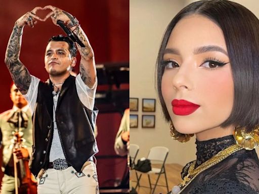 VIDEO: Ángela Aguilar le grita a Christian Nodal que lo extraña durante su concierto