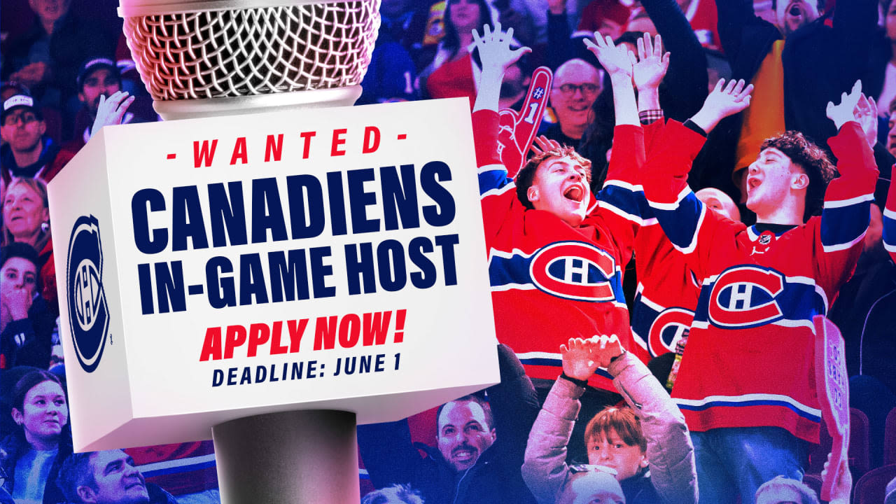 WANTED: Canadiens in-game hosts | Montréal Canadiens
