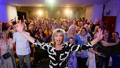 Emmerdale's Claire King attends Kim Tate fan event