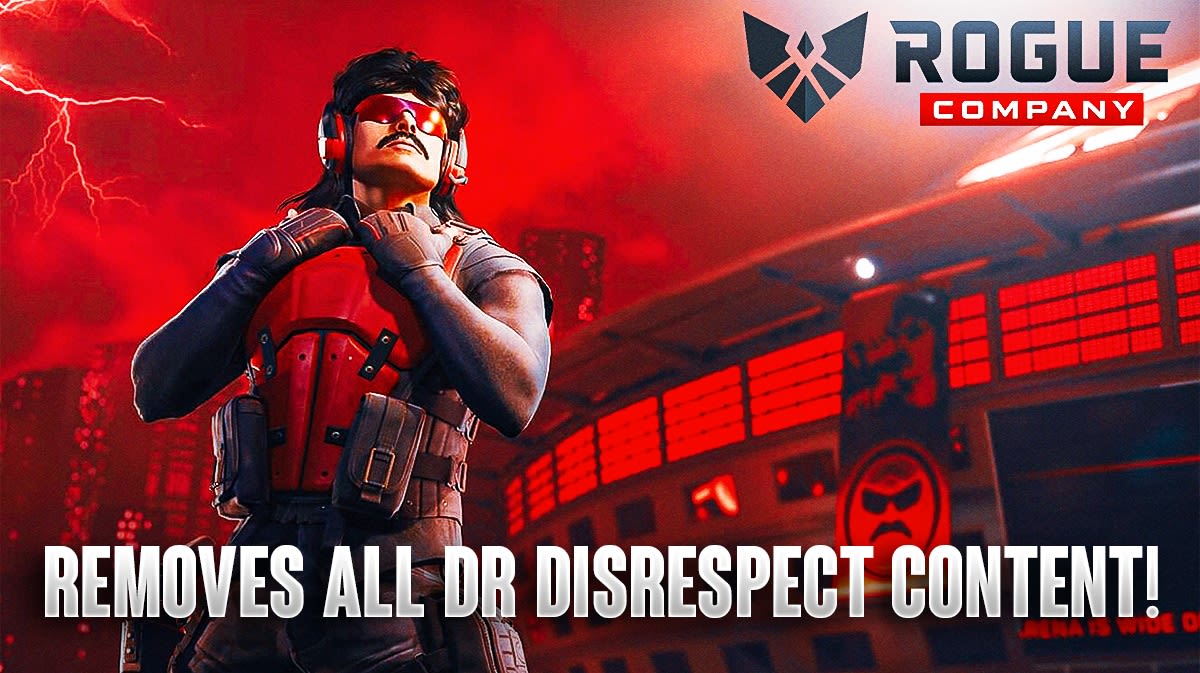 Rogue Company Cuts Ties with Dr. Disrespect, Removes All Content