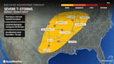 Severe weather to ramp up in central US starting on Easter Sunday