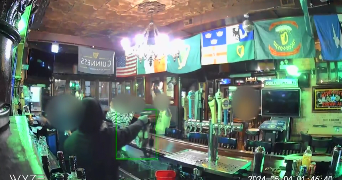 Robbers hold up Chicago bar and its customers at gunpoint, shoot at owner