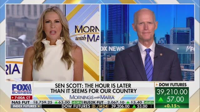 "I'm going to make sure I'm a partner with Donald Trump": Rick Scott on running for Senate Republican leader again.