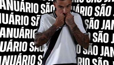 Coutinho diz que não vê a hora de reestrear pelo Vasco: 'Clube que amo'