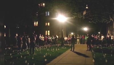 Notre Dame students organize pro-Palestinian demonstration on campus