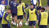 Italy continue preparation ahead of facing Spain