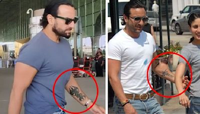 Has Saif Ali Khan Removed 'Kareena' Tattoo From His Forearm? Viral Picture Sparks Rumours
